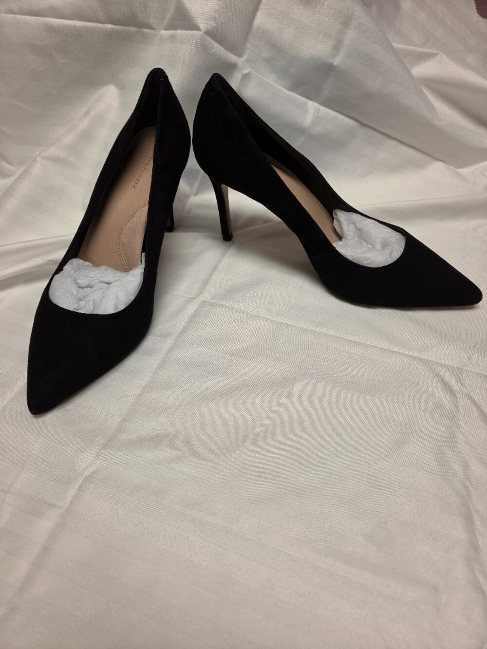 Banana Republic Women's Black Suede Pumps, High Heels, Size 9, New without box